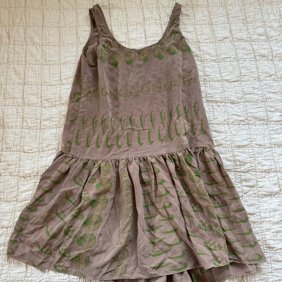 Amanda Uprichard 100% Silk Seashell Print Dress • Size: S - Picture 5 of 10